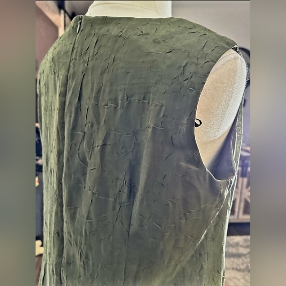 R&M Richards Olive Green Sheath Dress - Picture 2 of 3